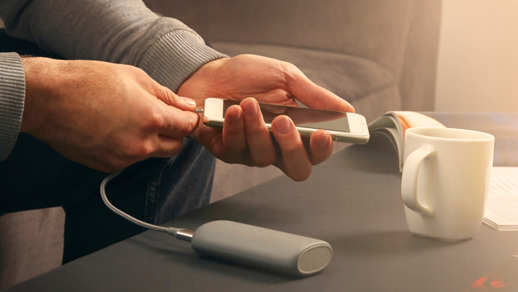 Utilize a USB charger or a backup battery.