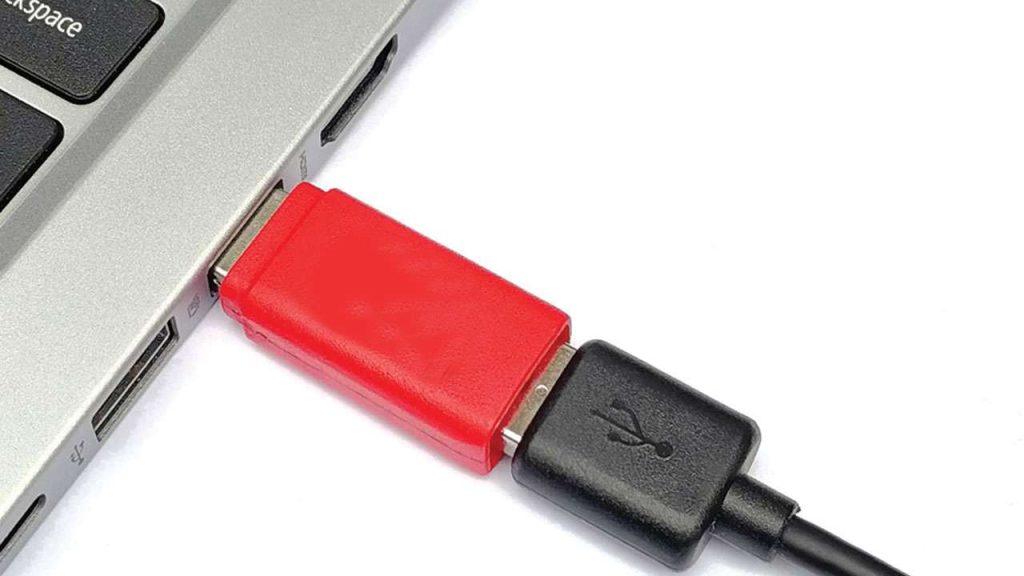Utilize a USB passthrough device.